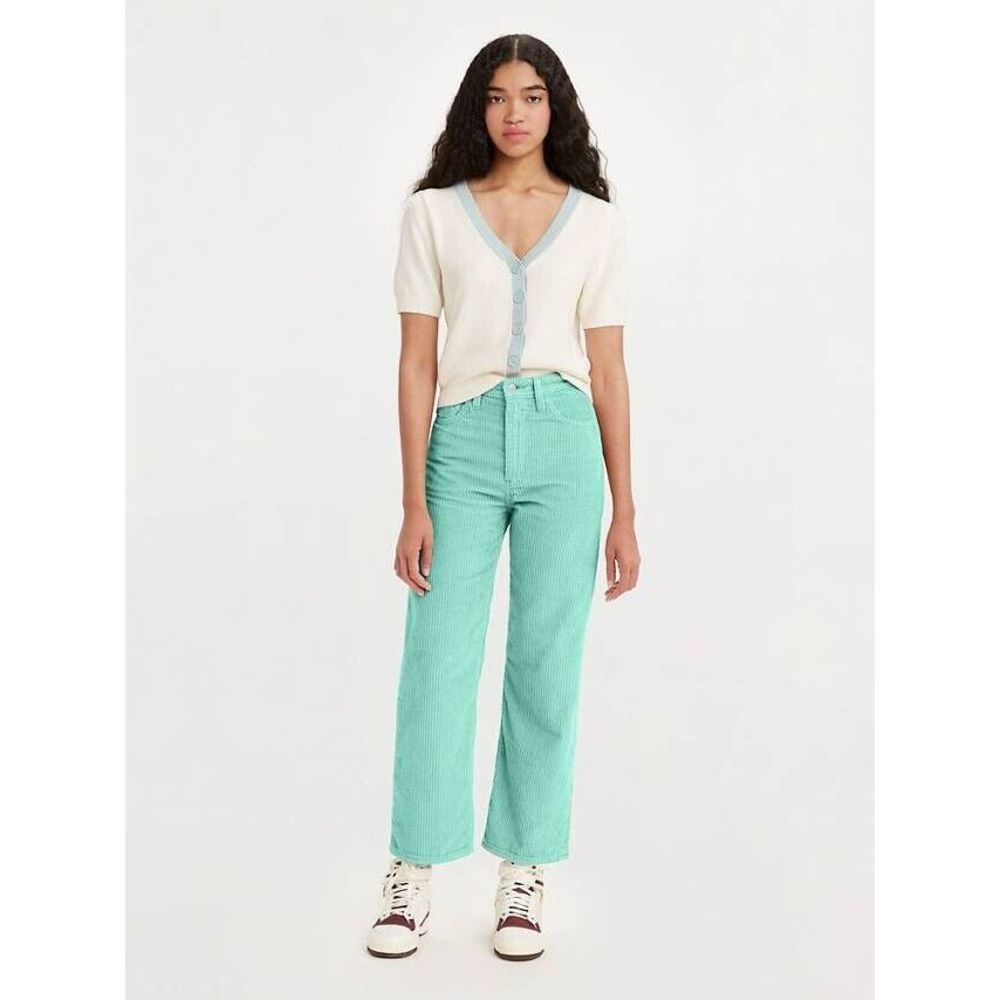 Levi’s Ribcage Straight Ankle Corduroy Pants Women’s Size 27. B20 - Picture 1 of 9